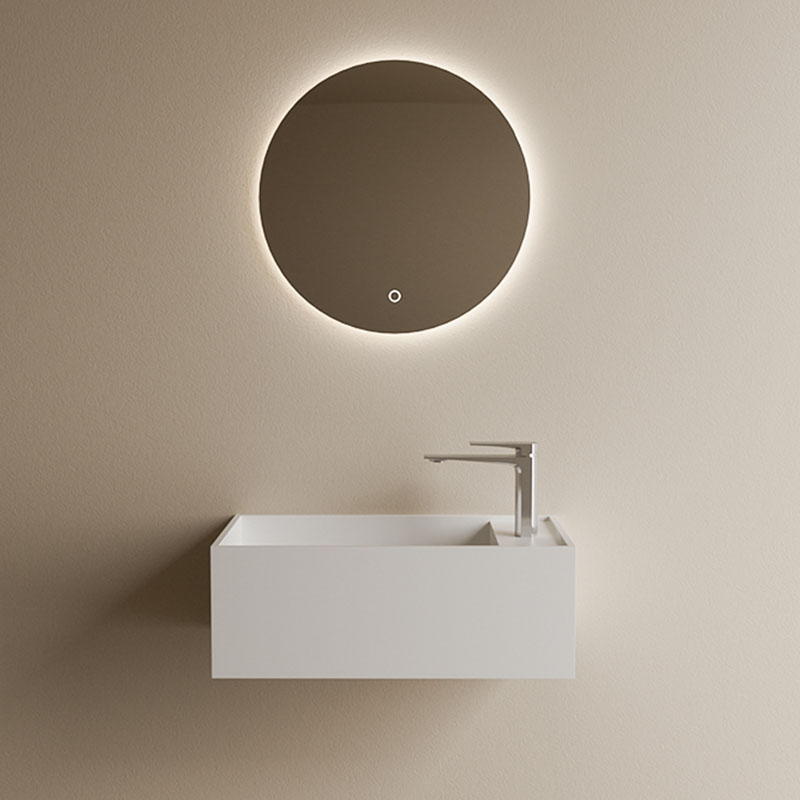 DB9001 Wall Mounted Rectangular Acrylic Wash Basin