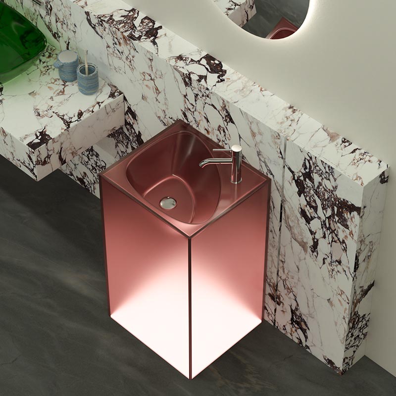 DB6626 Transparent Resin Wash Basin