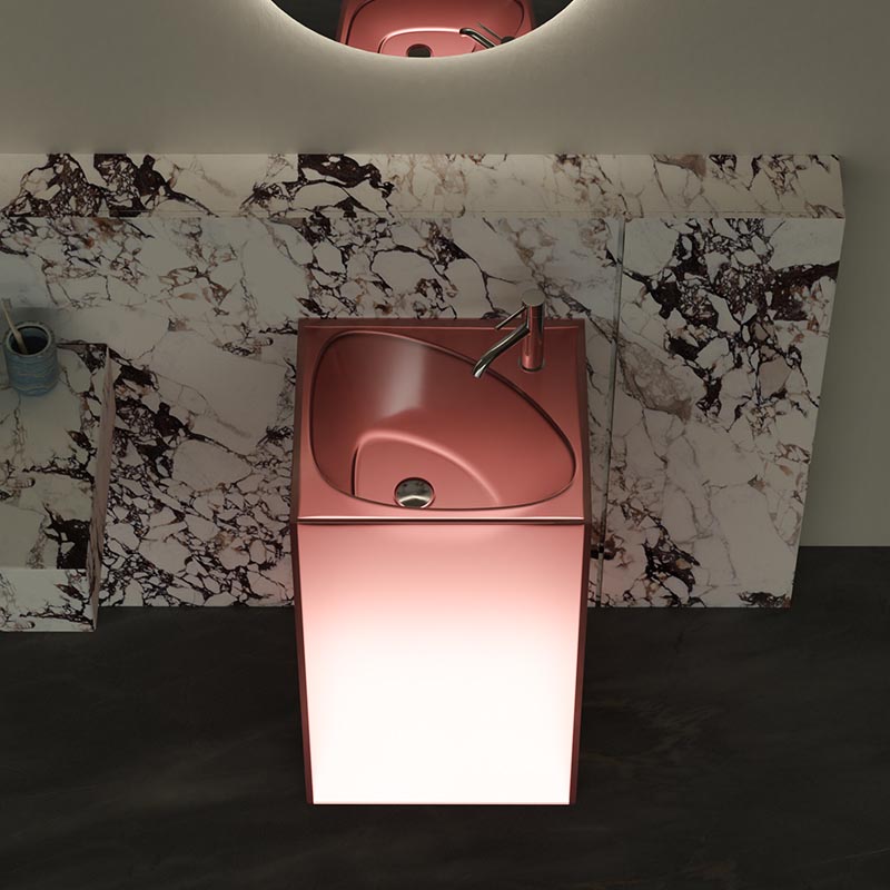 DB6626 Transparent Resin Wash Basin