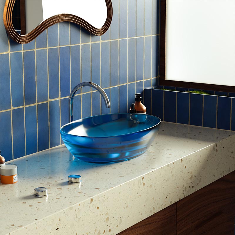 DB2262 Crystal-Clear Resin Basins - Non-Yellowing & Durable