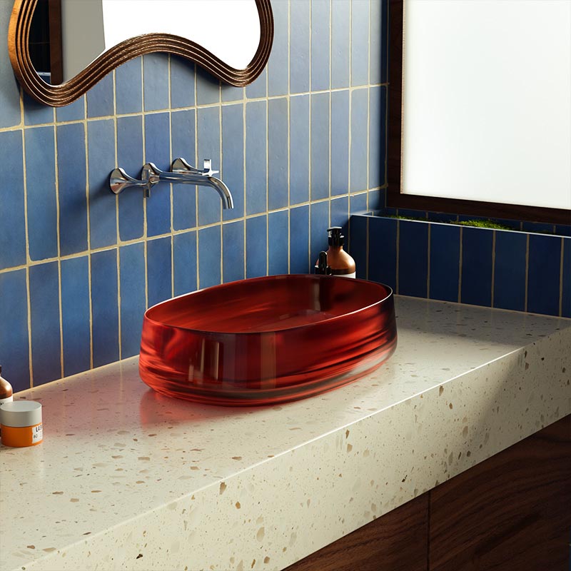 DB2266 Custom-Colored Resin Basins - Hotel/Restaurant Ready