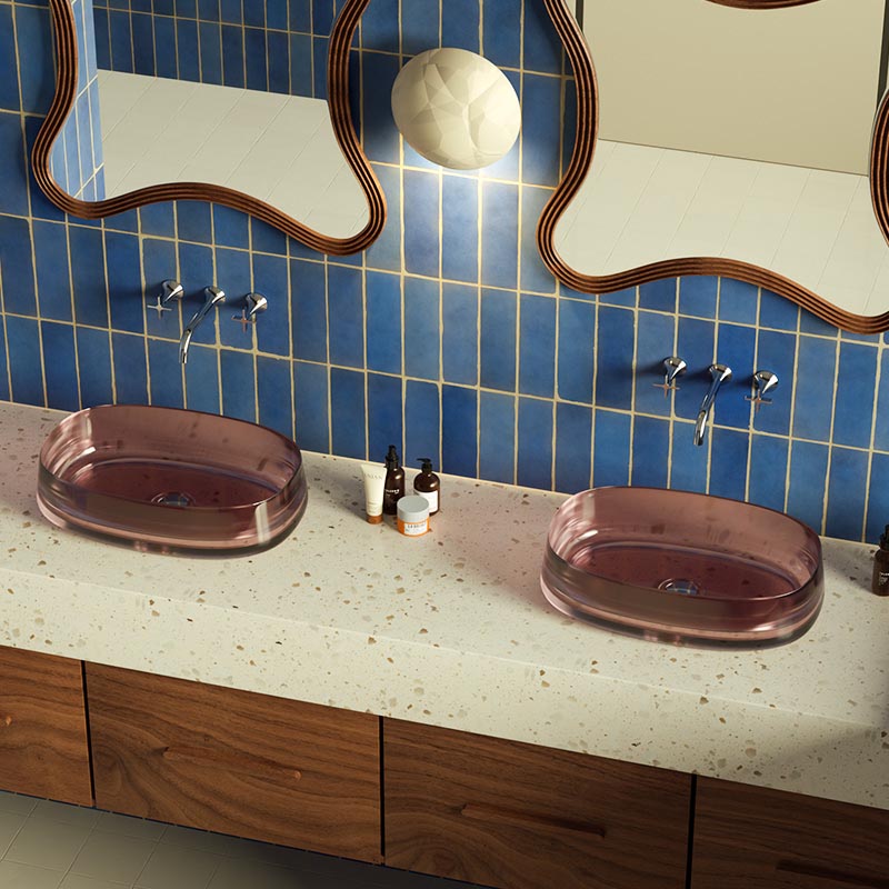 DB2266 Custom-Colored Resin Basins - Hotel/Restaurant Ready