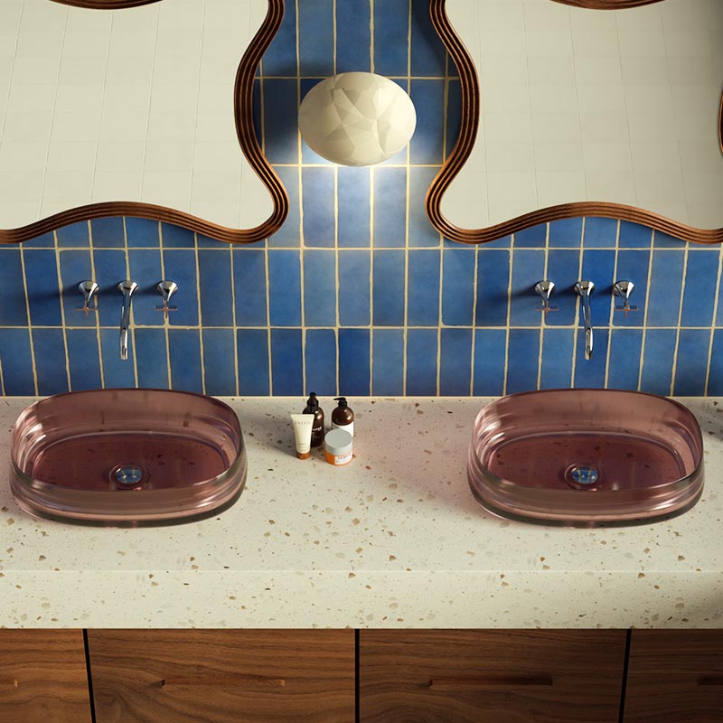 DB2266 Custom-Colored Resin Basins - Hotel/Restaurant Ready