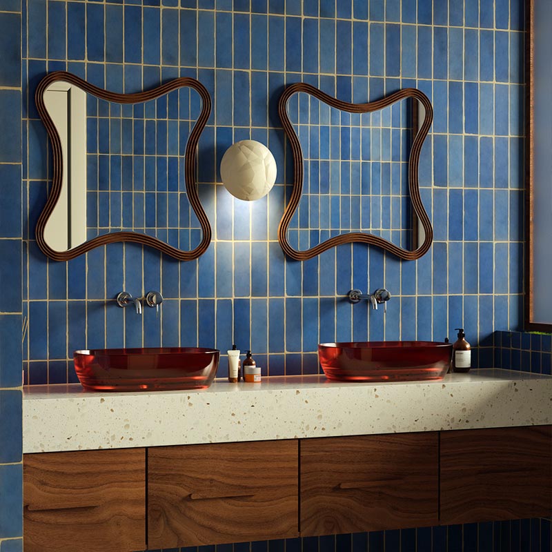 DB2268 Easy-Clean Resin Countertop Basin - Light-Diffusing