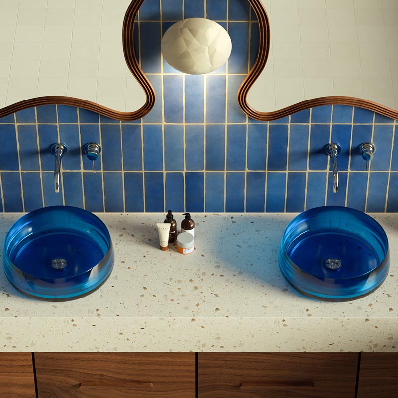 DB2261 Luxury Resin Washbasin - Custom Hues & 5Y Warranty