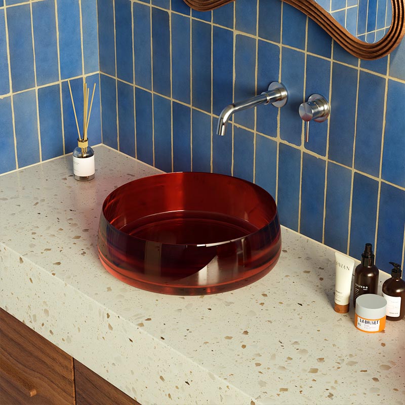 DB2261 Luxury Resin Washbasin - Custom Hues & 5Y Warranty