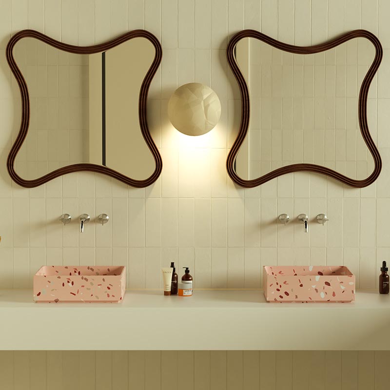 MX001-1 Terrazzo Countertop Basin