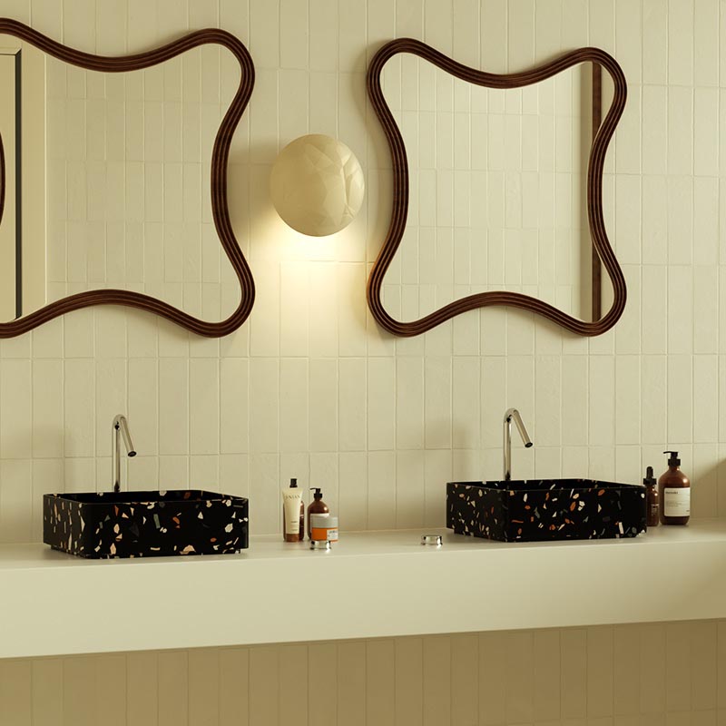 MX001-2 Handmade Terrazzo Sink for Luxury Spaces