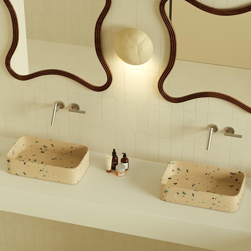 MX004-2 Modern Terrazzo Basin