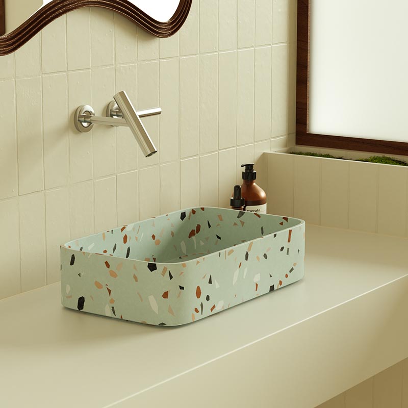 MX004-2 Modern Terrazzo Basin