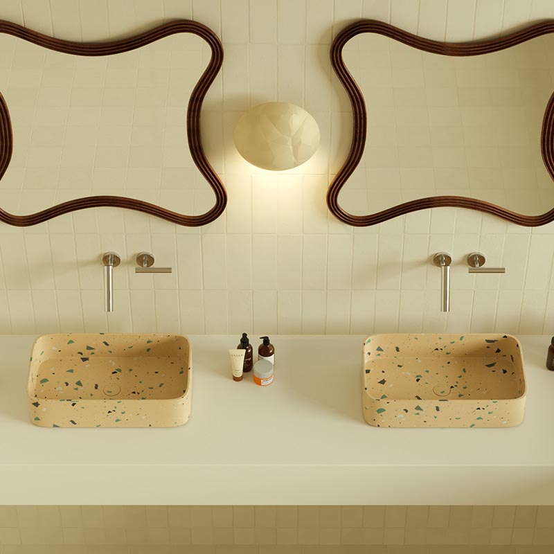 MX004-2 Modern Terrazzo Basin