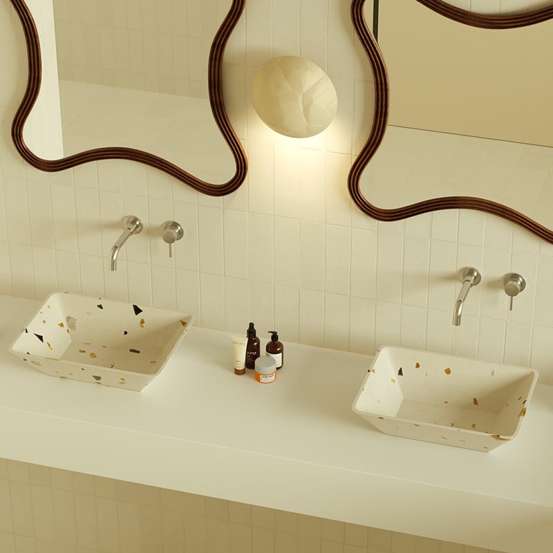 MX016 Modern Terrazzo Basin