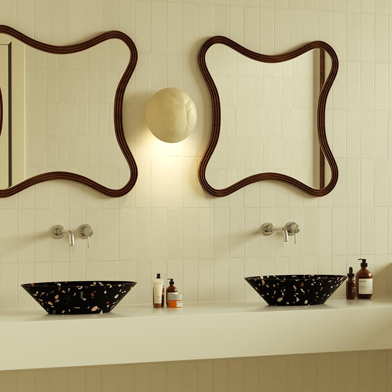 MX017 Artisanal Terrazzo Basin for Unique Spaces