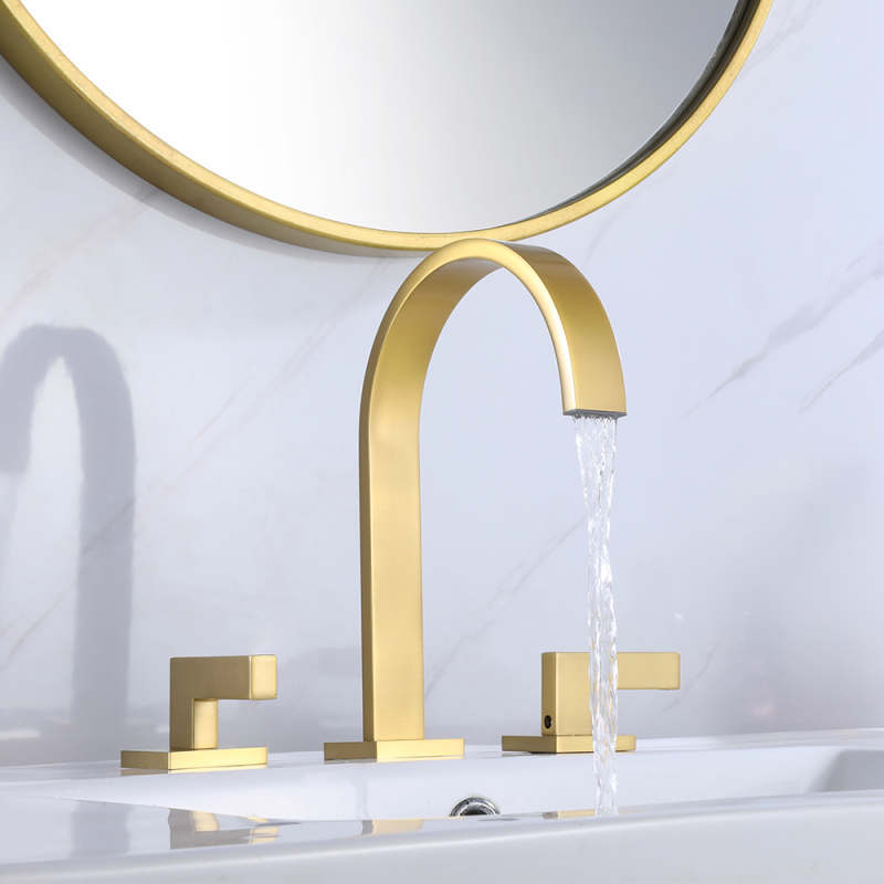 FVB304 Dual-Control Basin Mixer with Honeycomb Spout