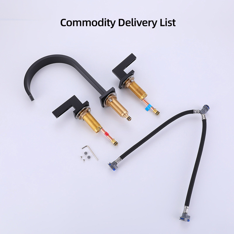 FVB304 Dual-Control Basin Mixer with Honeycomb Spout