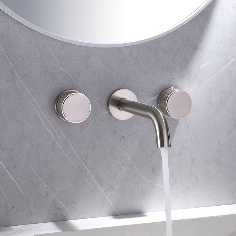 FVB307 Modern Wall-Mounted Basin Mixer with Honeycomb Spout