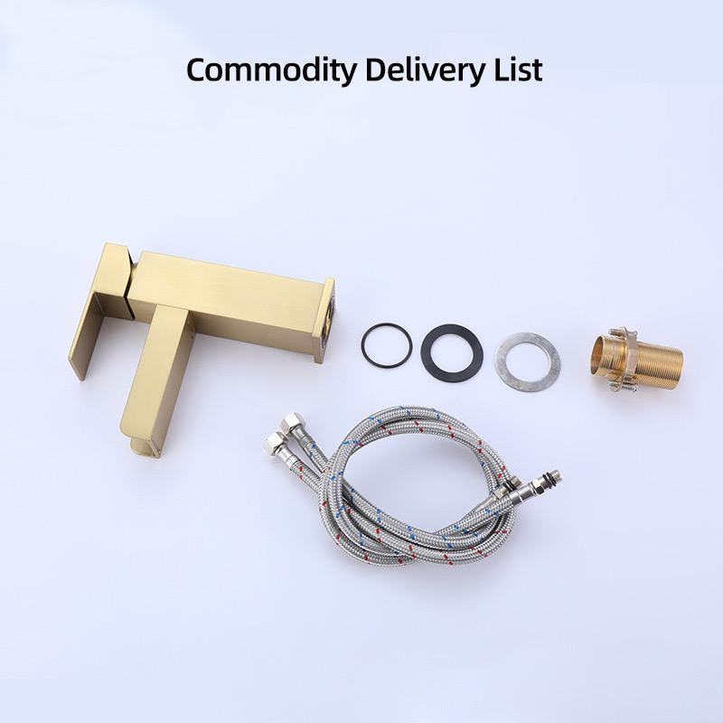 FVB325 Modern Waterfall Basin Mixer with Single-Handle Design