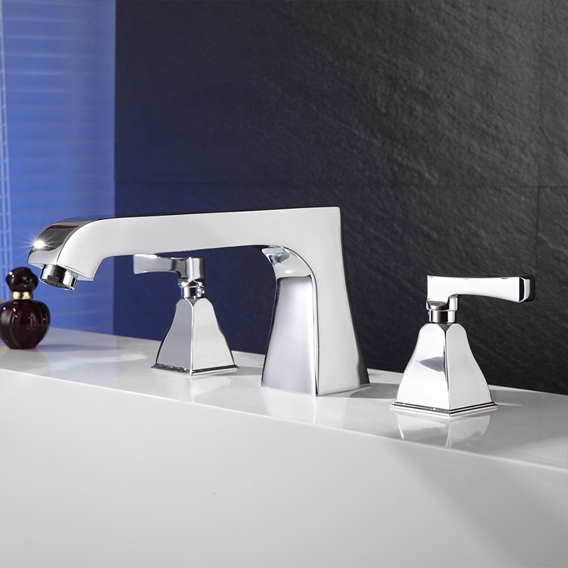 FVB327 Dual-Control Basin Mixer with Honeycomb Spout