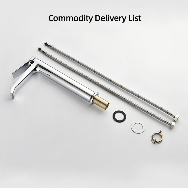 FVB330 Modern chrome single hole deck mounted bathroom sink faucet