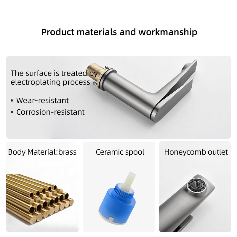 FVB332 Single-Handle Basin Mixer | Honeycomb Aerator & Solid Brass Build