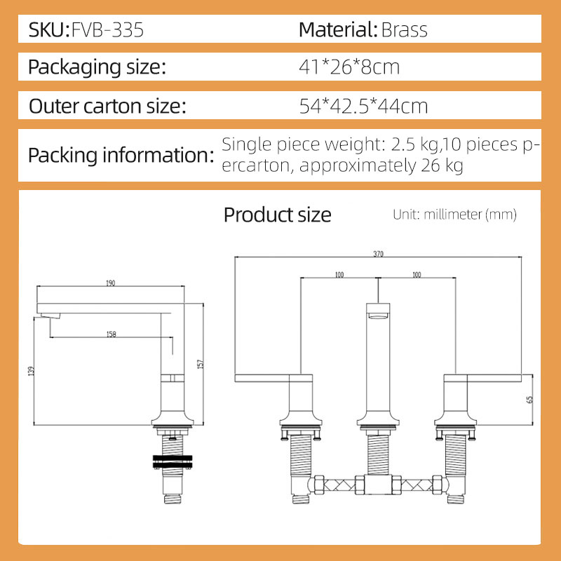 FVB335 Brushed Gold Brass Basin Faucet – Dual Cross-Handle, Splash-Free Flow FVB335 Brushed Gold Brass Basin Faucet – Dual Cross-Handle, Splash-Free Flow