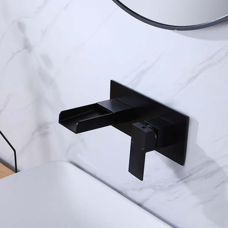 FVB336 Modern Waterfall Basin Mixer with Single-Handle Design