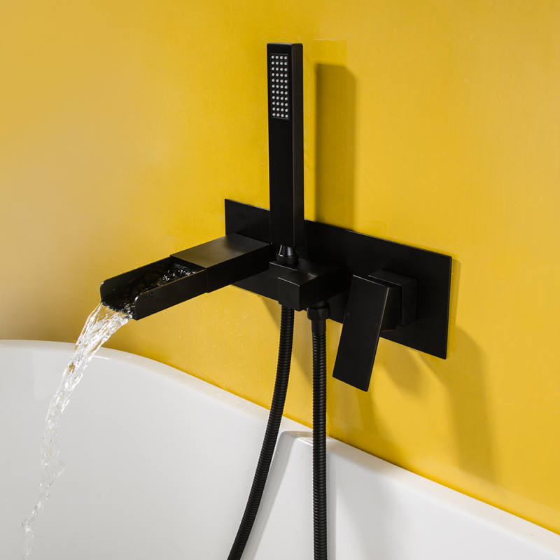 FBT110 Recessed Wall-Mount Bathtub Faucet with Handheld Shower