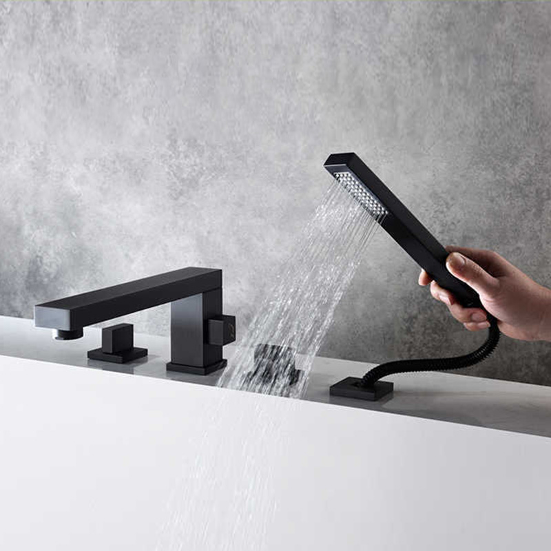 FBT112 Bath Filler Tap with Handshower Solid Brass