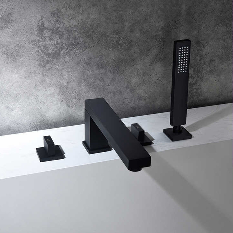 FBT112 Bath Filler Tap with Handshower Solid Brass