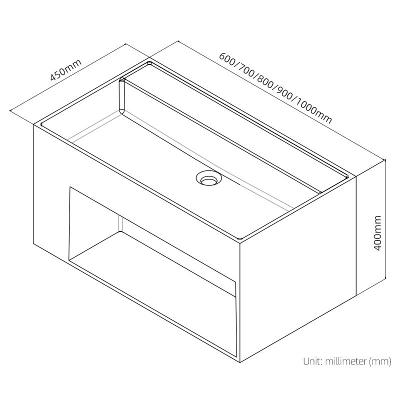 DB9008 Premium Wall-Mounted PMMA Basin with Storage DB9008 Premium Wall-Mounted PMMA Basin with Storage