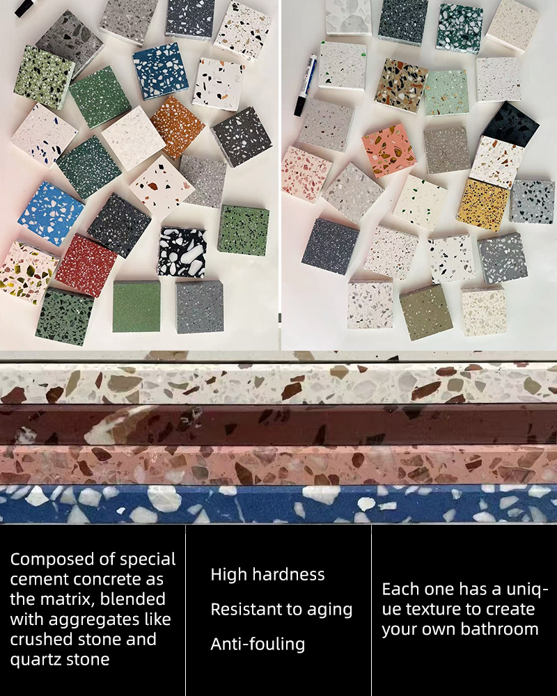 MX001-2 Handmade Terrazzo Sink for Luxury Spaces MX001-2 Handmade Terrazzo Sink for Luxury Spaces