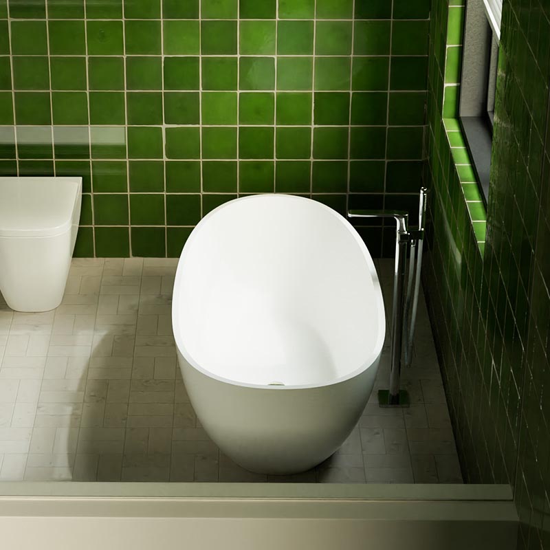 DB8802-1 High Quality Solid Surface Repairable Two Person Soaking Bathtub