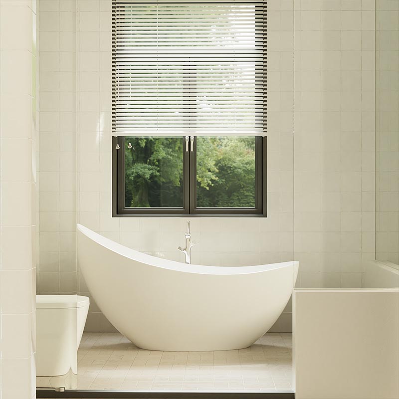 DB801-1 Modern Bathtub Luxury Free Standing Bathtubs Artificial Stone Solid Surface