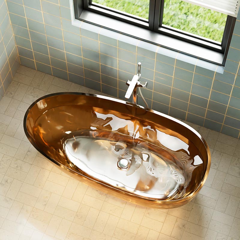 DB8802 Luxury Clear Resin Bathtub | Solid Build & Custom Colors