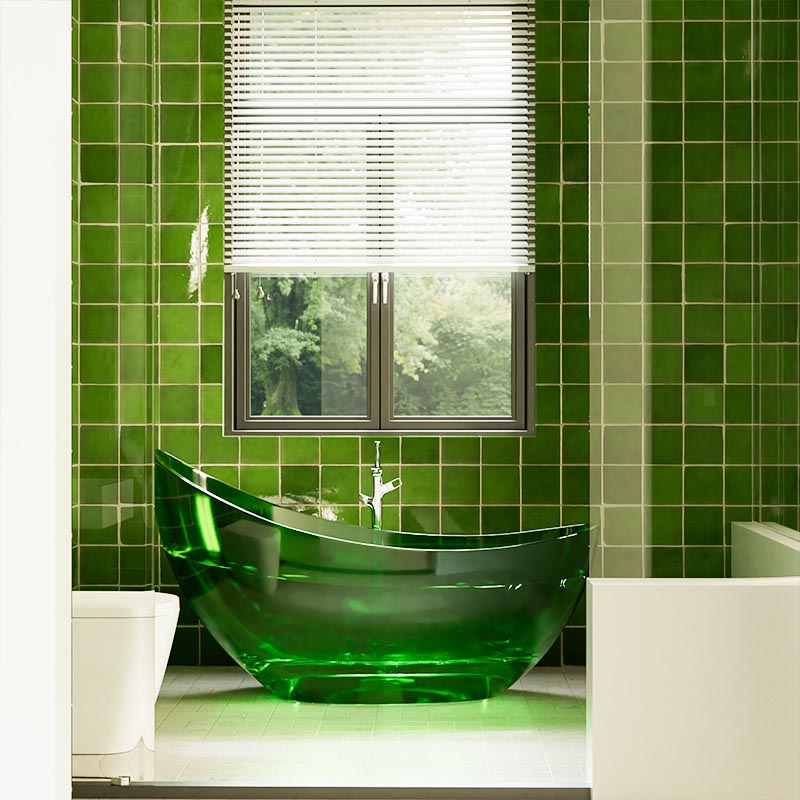 DB801 Commercial-Grade Resin Bathtub | Eco-Friendly Design