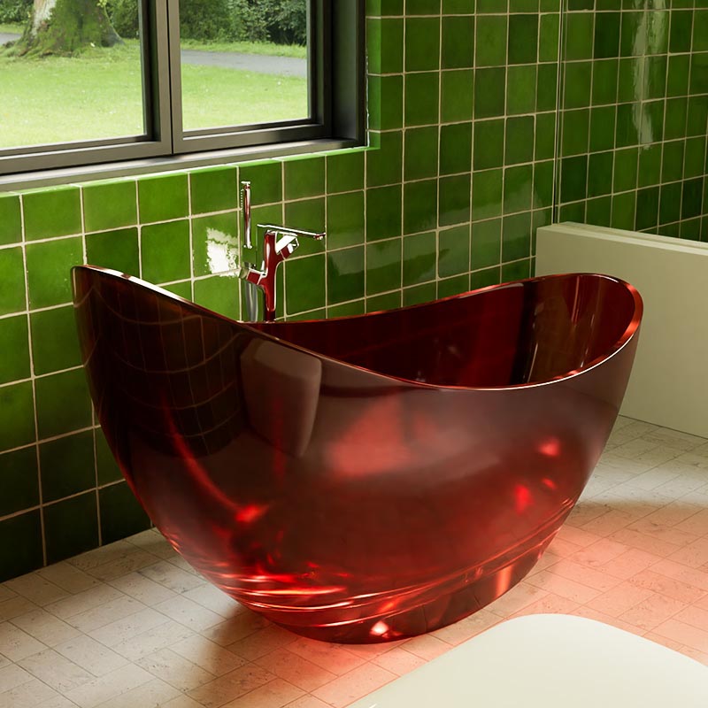 DB801 Commercial-Grade Resin Bathtub | Eco-Friendly Design