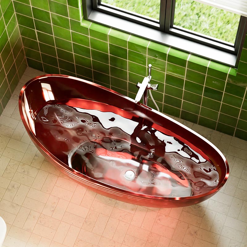 DB801 Commercial-Grade Resin Bathtub | Eco-Friendly Design