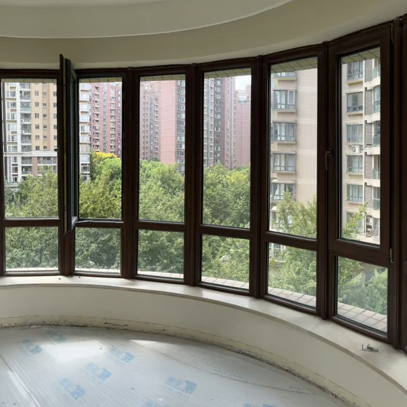 CA4-7 Aluminum Casement Windows With Double Glazed