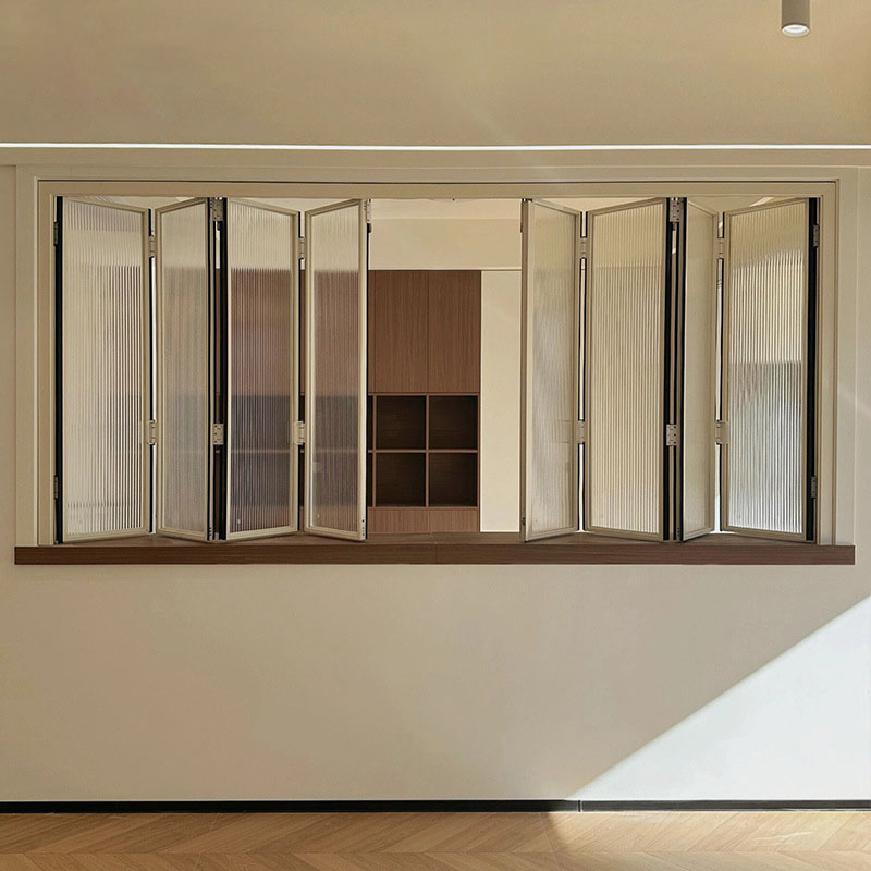 FA50 Space-Saving Folding Windows - Smooth Aluminum Frames