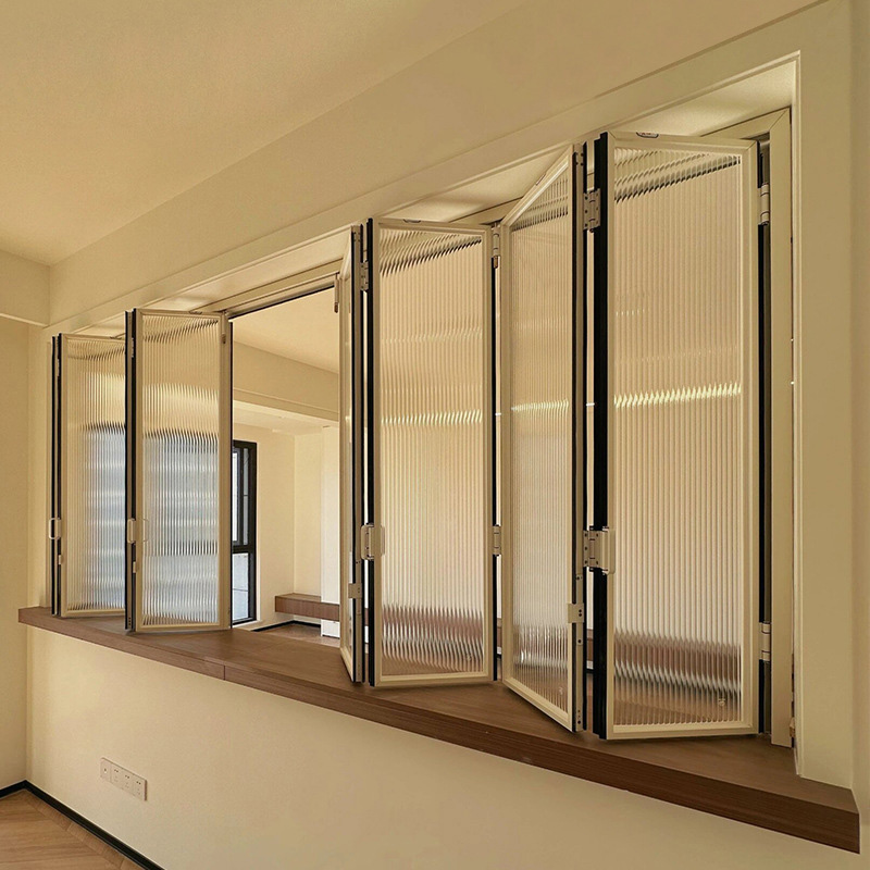 FA50 Space-Saving Folding Windows - Smooth Aluminum Frames