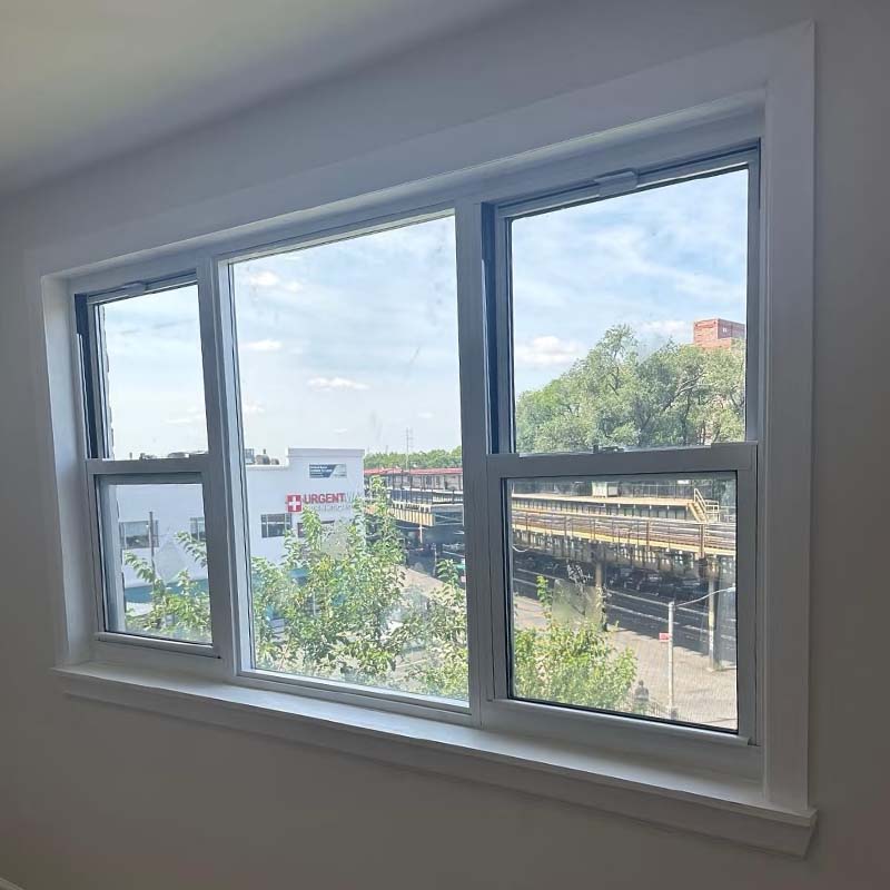 DH50 Aluminum/uPVC Double-Hung - Durable & Low-Maintenance