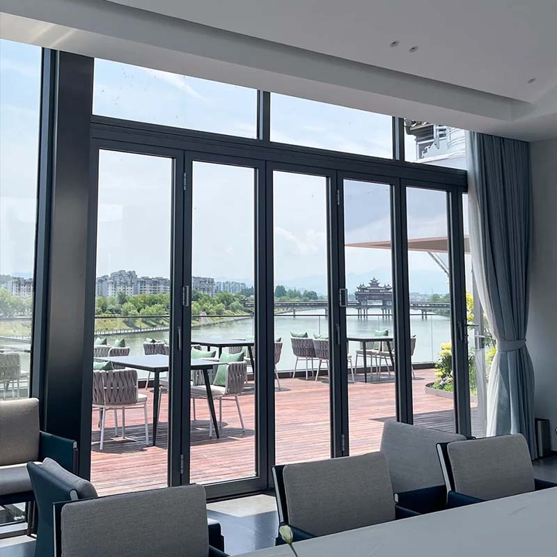 AFD60 Energy-Efficient Folding Doors - Multi-Point Locking