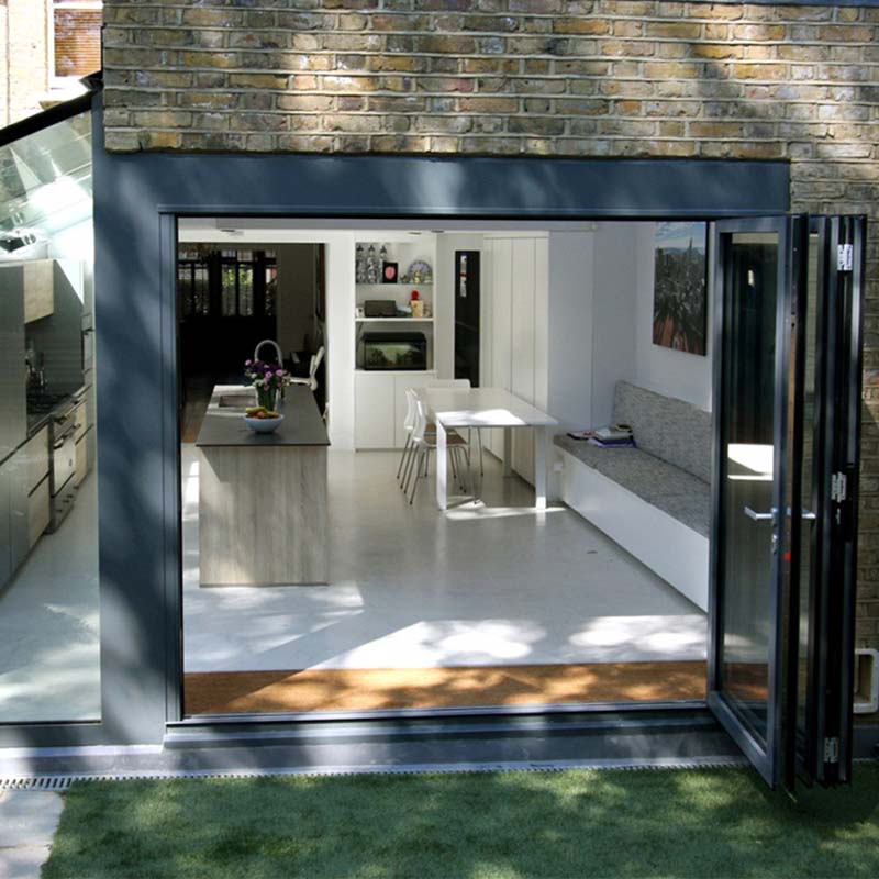 AFD70 Silent Aluminum Folding Doors - Thermal & Secure
