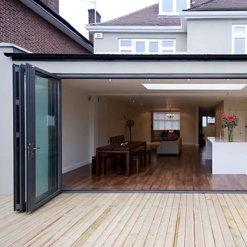 AFD70 Silent Aluminum Folding Doors - Thermal & Secure