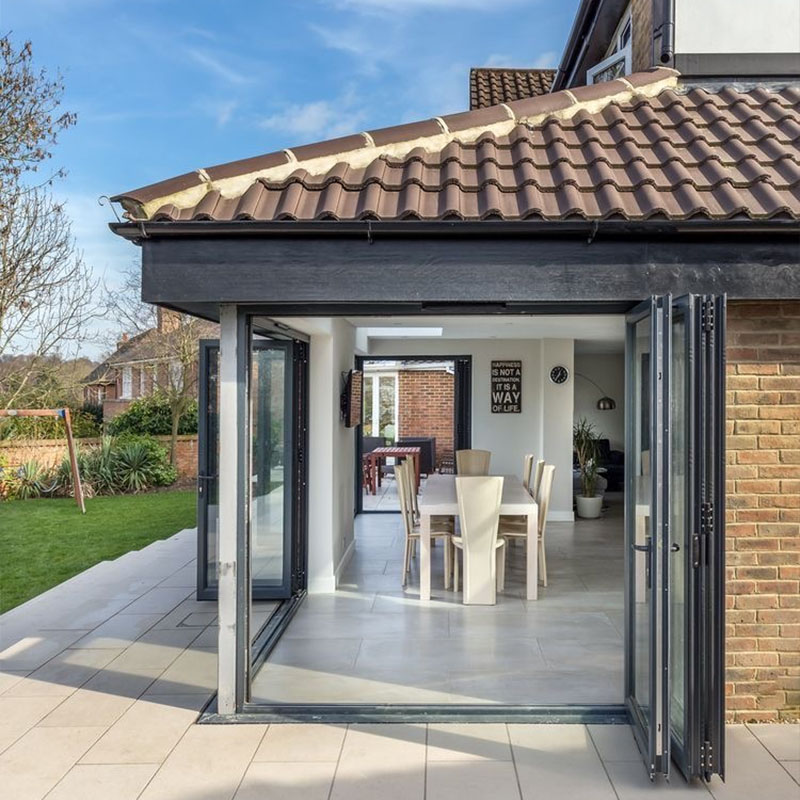 AFD70 Silent Aluminum Folding Doors - Thermal & Secure