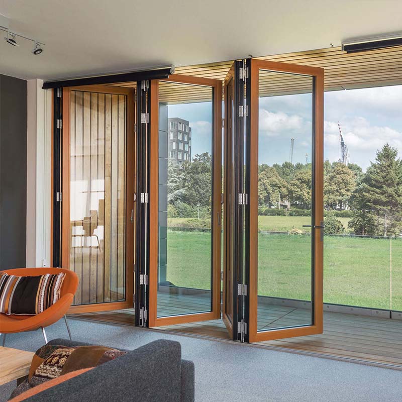 AFD90 Commercial-Grade Folding Doors - Storm & Noise Proof