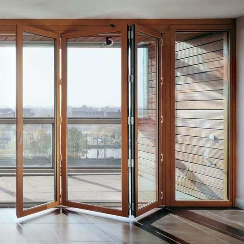 AFD90 Commercial-Grade Folding Doors - Storm & Noise Proof