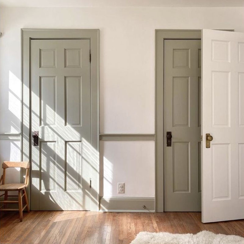ACD70-3 Painted Shaker Doors - Solid Core