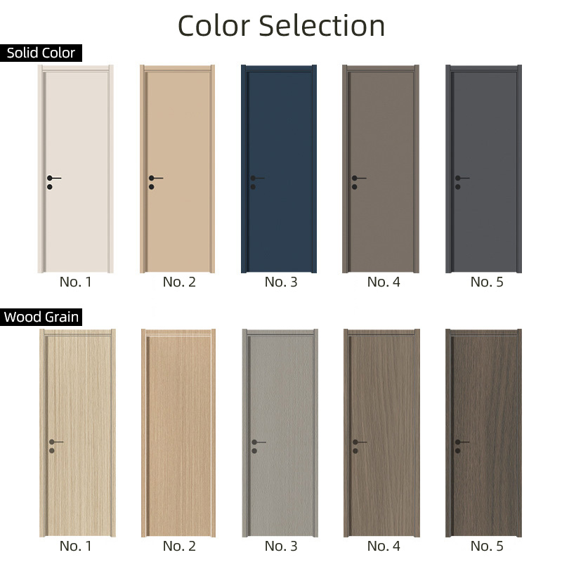 WCD50 Waterproof WPC Doors - Bathroom & Kitchen Use