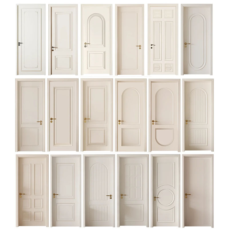 FSW40  French-Style Doors - Solid Wood & Baked Paint